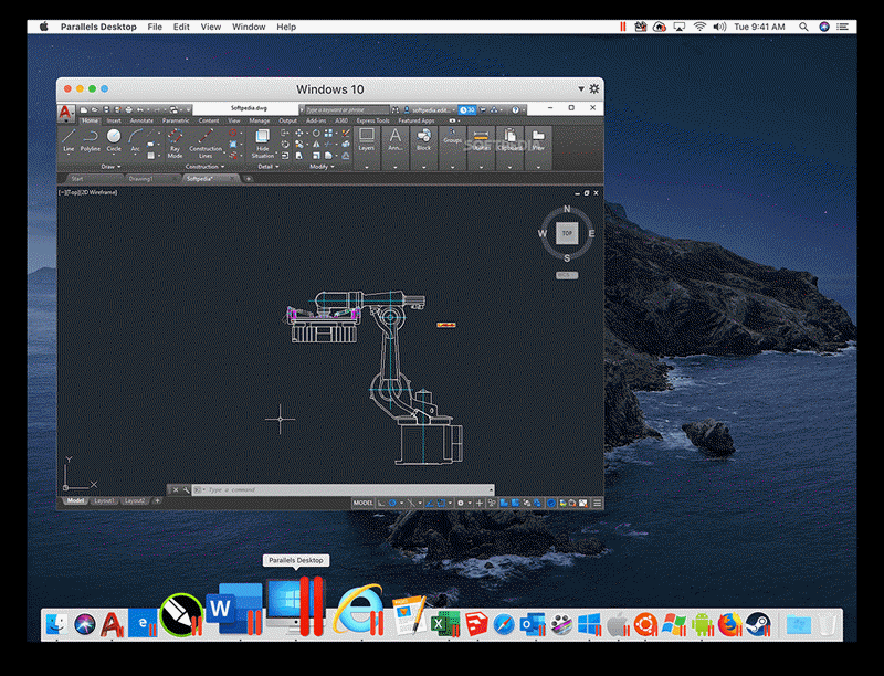 Parallels Desktop 运行CAD